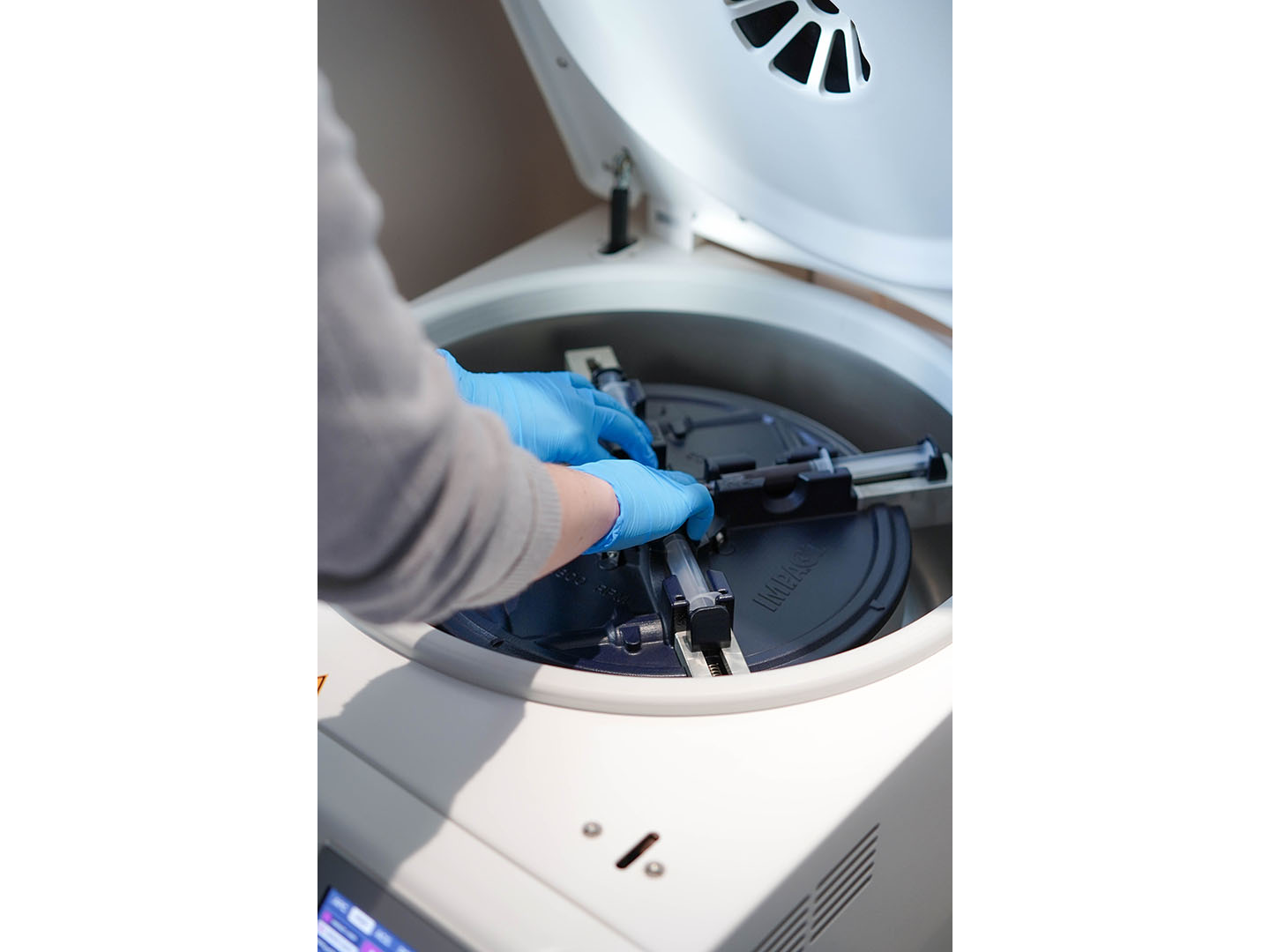 Zentrifugation der Eigenbluttherapie/PRP